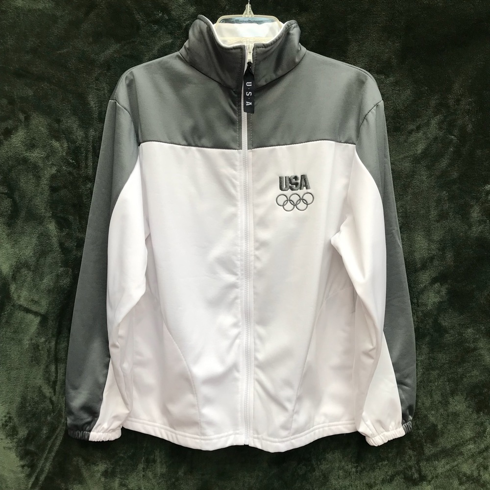 Y2K M Team USA Lightweight Zip Up Jacket United States Olympic Committee Women’s - Picture 2 of 8